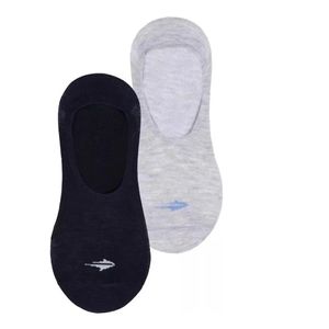 MEDIAS SOQUETES TOPPER INVISIBLES INNER PACK X2 NGO/GRS MUJER