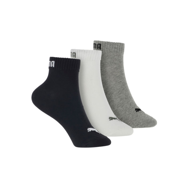 SOQUETES-PUMA-QTR-3P-MODA-BCO-NGO-GRS-UNISEX-