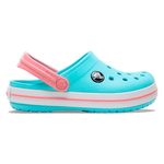 CROCS-CROCBAND-TURQUESA-ROSA-MODA-NIÑAS