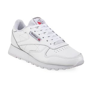 ZAPATILLAS REEBOK CLASSIC LEATHER MODA BCO UNISEX NENE NENA