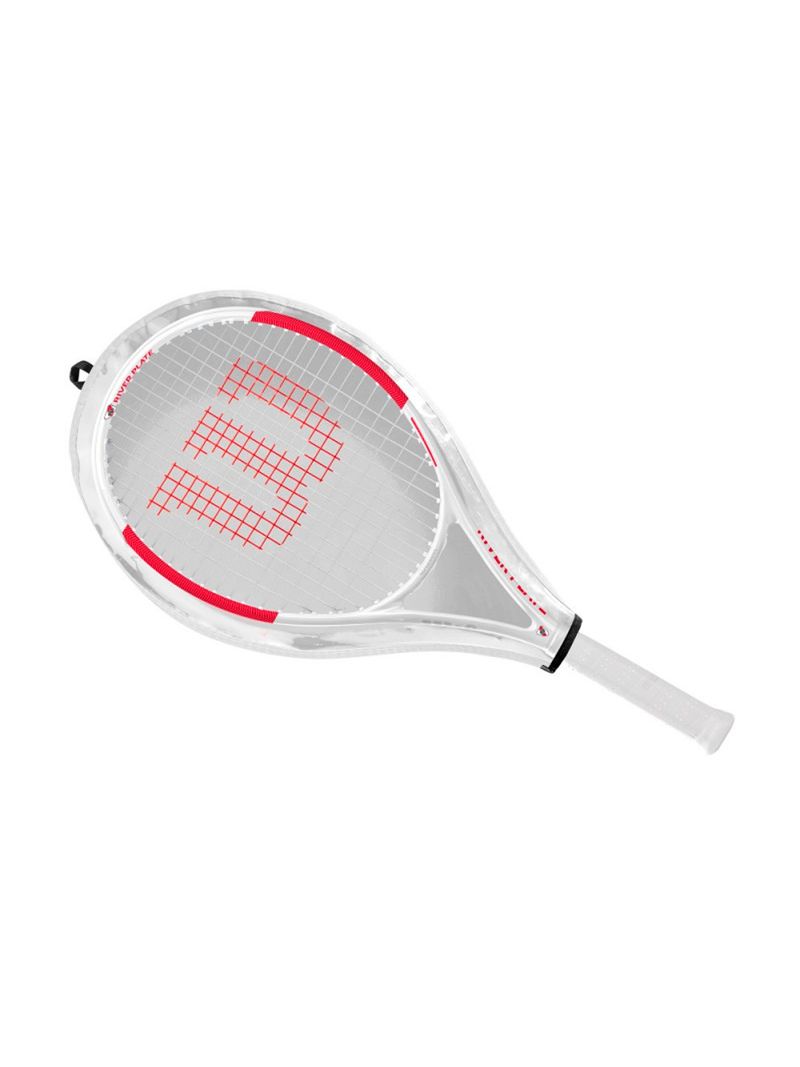 RAQUETA WILSON CON FUNDA RIVER PLATE 103 TENIS BCO/RJO