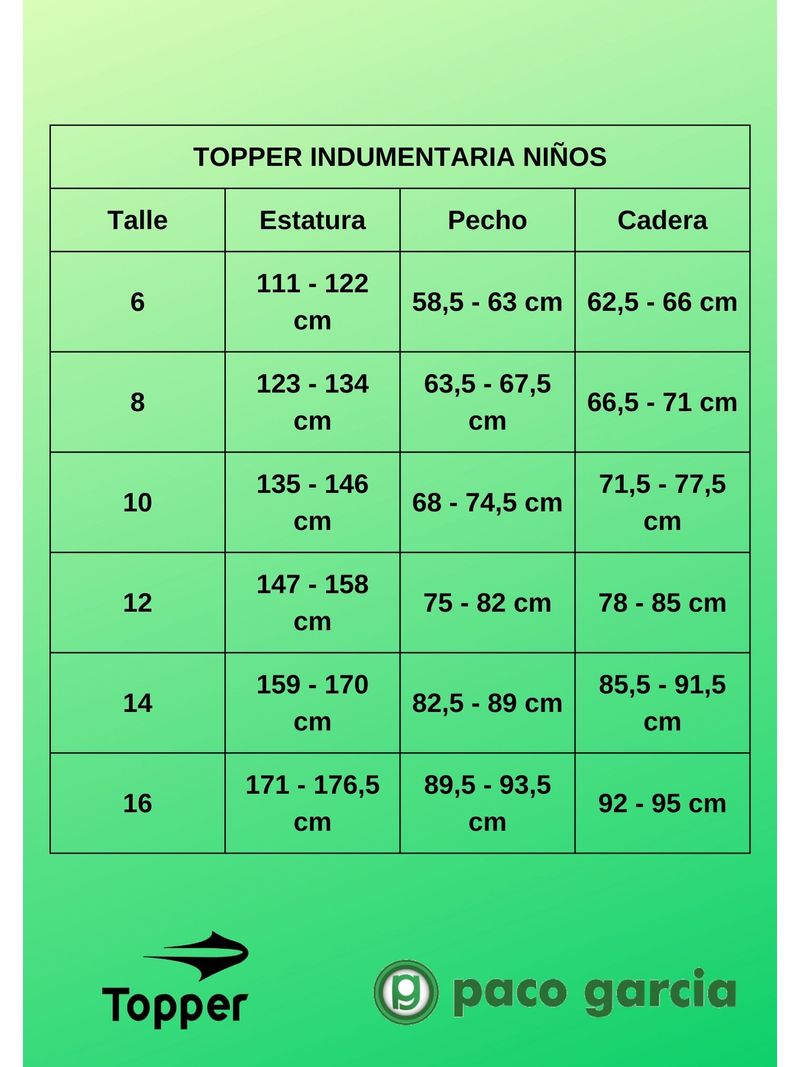 Medidas de buzos para niños hot sale