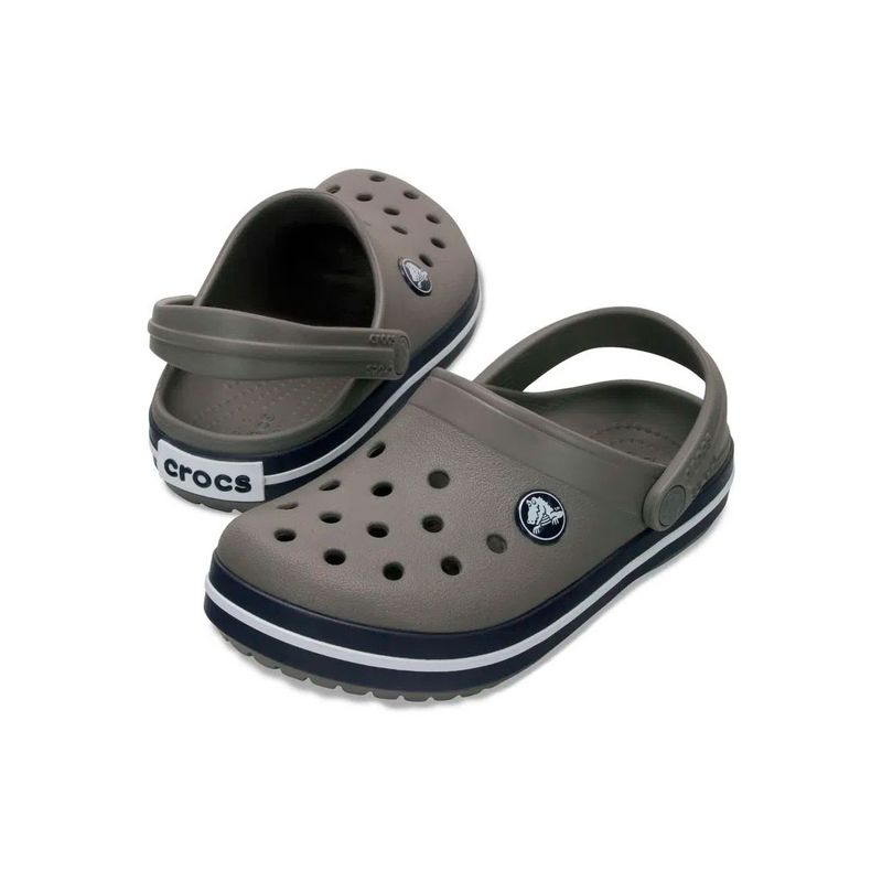 CROCS-CROCBAND-GRIS-MARINO-NIÑO