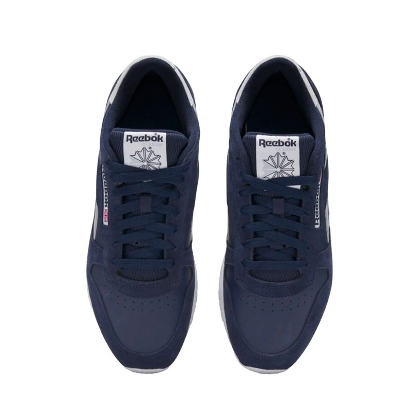 ZAPATILLAS-REEBOK-CLASSIC-LEATHER-VECTOR-MODA-AZ-BCO-NIÑOS