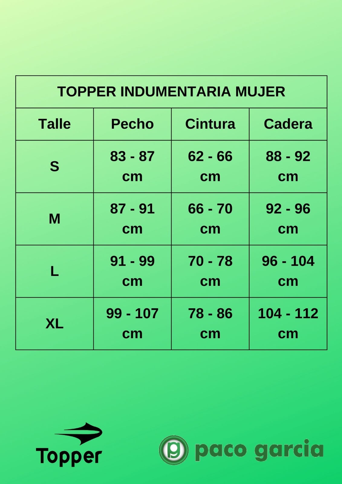 Topper indumentaria online mujer