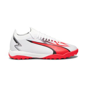 BOTINES PUMA ULTRA MATCH TT FUTBOL BCO/RSA/NGO