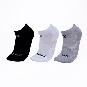 SOQUETES XPIRIT LOW CUT 3 PACK NG/BCO/GRS