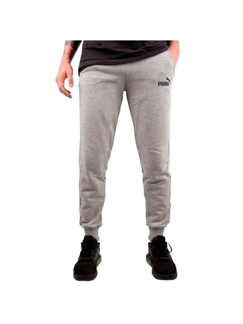 Pantalon Puma Gris Algodon Hombre