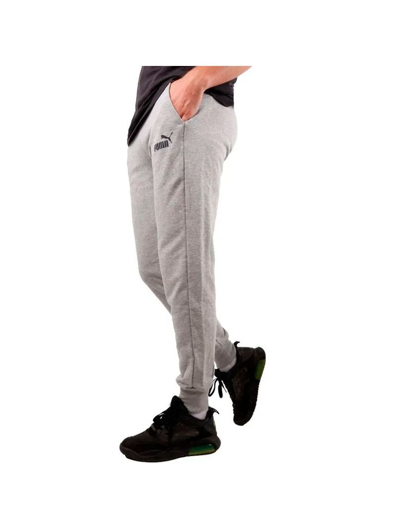 Pantalon Puma Gris Algodon Hombre