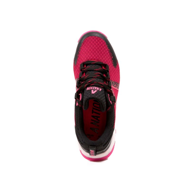 ZAPATILLAS-A-NATION-CROSS-FIELD-BORDEAUX-FUCSIA-OUTDOOR-MUJER