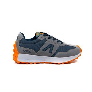 ZAPATILLAS A NATION EUREKA GRS/AZ MODA MUJER