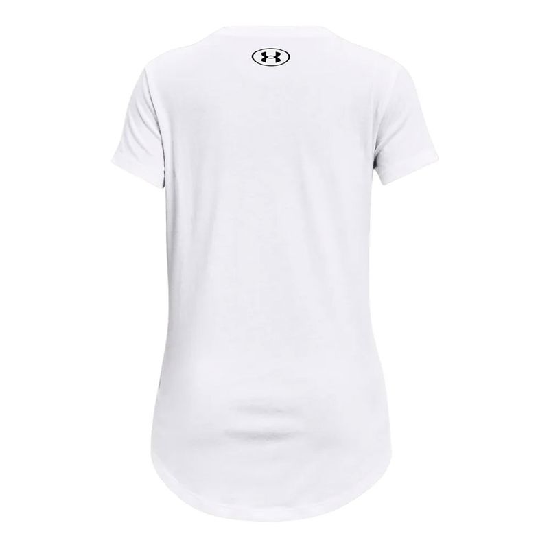 REMERA-UNDER-ARMOUR-SPORTSTYLE-LOGO-BCO-LT-NGO-TRAINING-NIÑAS