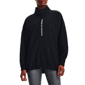 CAMPERA UNDER ARMOUR WOVEN FZ OVERSIZED TRAINING NGO MUJER
