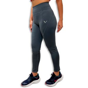 CALZA REVES CLOBBER TRAINING DARK GRAY MUJER