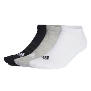 SOQUETES ADIDAS ACOLCHADAS 3 PARES BCO/GRS/NGO