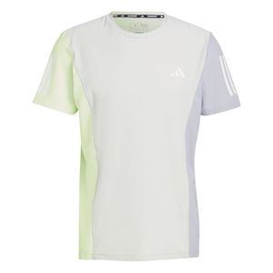 REMERA ADIDAS OW THE RUN COLOR BLOCK RUNNING VRD/GRS HOMBRE