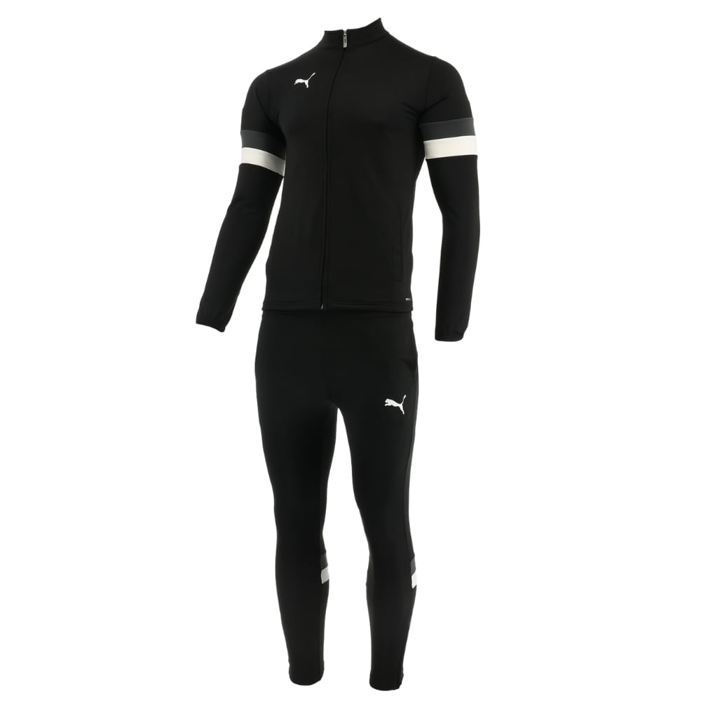 CONJUNTO PUMA TEAM RISE TRACKSUIT - NEGRO | PACO GARCIA