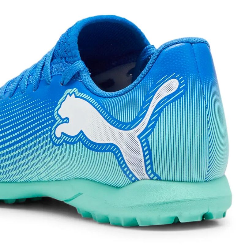 BOTINES-PUMA-FUTURE-7-PLAY-TT-FUTBOL-TURQ-VRD-NIÑO-