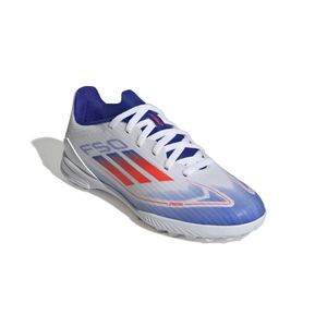 BOTINES ADIDAS F50 LEAGUE TF FUTBOL BCO/FCA/RJO NIÑO