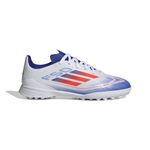 BOTINES-ADIDAS-F50-LEAGUE-TF-FUTBOL-BCO-FCA-RJO-NIÑO
