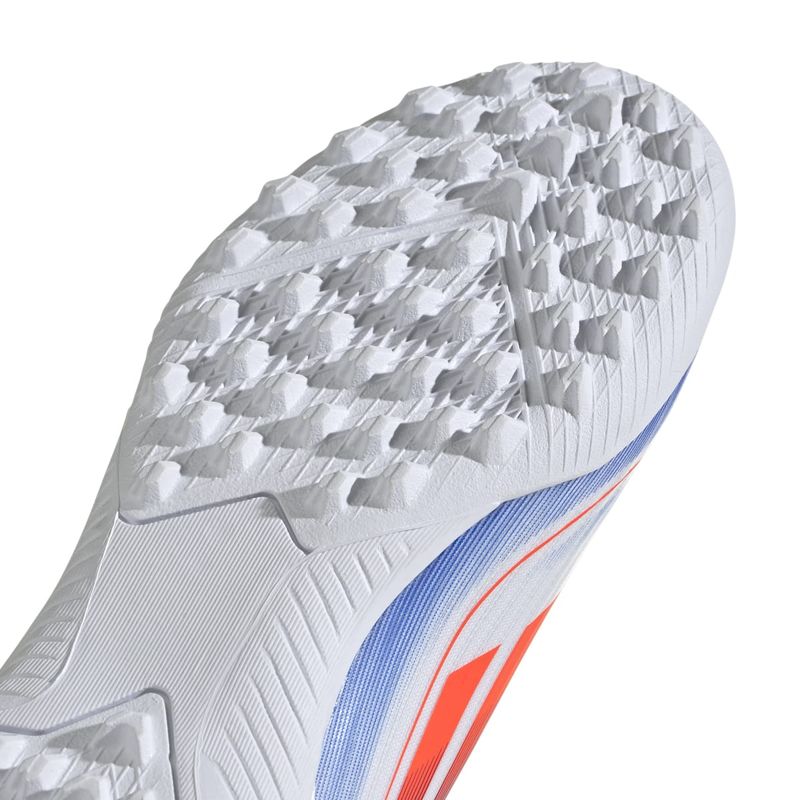 BOTINES-ADIDAS-F50-LEAGUE-TF-FUTBOL-BCO-FCA-RJO-NIÑO