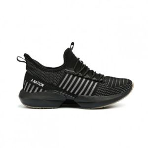 ZAPATILLAS A NATION THE BRAKER GRAPHITE/ORANGE RUNNING HOMBRE