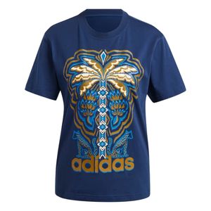 REMERA ADIDAS FARM RIO MODA AZ BGE/MRRN MUJER