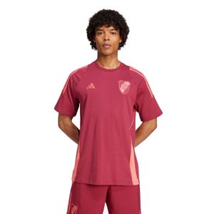 REMERA ADIDAS RIVER PLATE BRD/CORAL COTTON FUTBOL HOMBRE