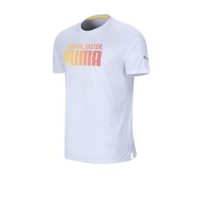 REMERA PUMA RUN FAV FF BCO/NJA MICROF RUNNING HOMBRE