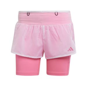 SHORT ADIDAS TOKYO 2IN1 RSA/BCO C/CALZA RUNNING MUJER