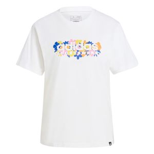 REMERA ADIDAS SOFT S T 2.0 BCO DB/MULT.C/FLORES MODA MUJER