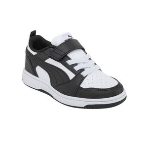 ZAPATILLAS PUMA REBOUND V6 LO AC+PS MODA NGO/BCO UNISEX NENE NENA