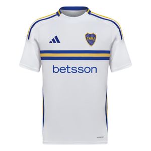 CAMISETA ADIDAS BOCA JRS A BCO T/MNO/AMLL NIÑO FUTBOL