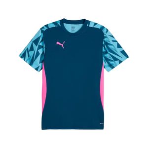 REMERA PUMA INDIVIDUALFINAL VRD/TURQ/RSA FLUOR TRAINING HOMBRE