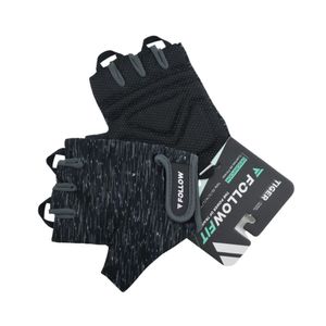 GUANTES FOLLOWFIT TIGER FITNESS Y CICLISMO NGO/GRS