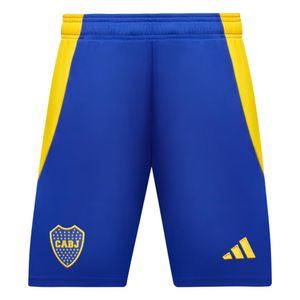 SHORT ADIDAS BOCA JUNIORS H 2 NIÑO MNO/AMLL FUTBOL