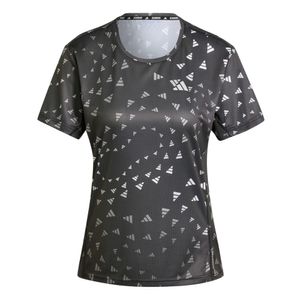 REMERA ADIDAS RUN IT RUNNING NGO/BCO MUJER