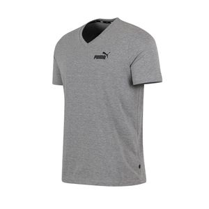 REMERA PUMA ESSENTIALS V NECK MODA GRS HOMBRE