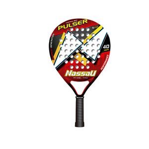 PALETA PADEL NASSAU PULSER 40MM RJO/NGO