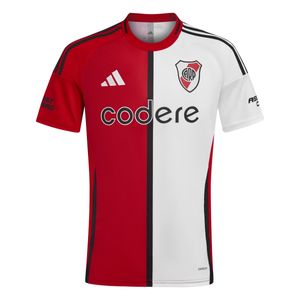 CAMISETA ADIDAS RIVER PLATE TERCER UNIFORME FUTBOL BCO/RJO/NGO HOMBRE
