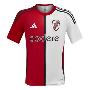 CAMISETA ADIDAS RIVER PLATE TERCER UNIFORME FUTBOL BCO/RJO/NGO NIÑO