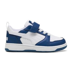 ZAPATILLAS PUMA REBOUND V6 MODA LO BCO/AZ NIÑO