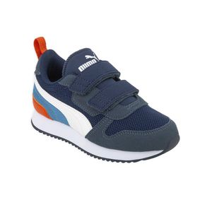 ZAPATILLAS PUMA R78 V PS MODA AZ/BCO/NJA NIÑO