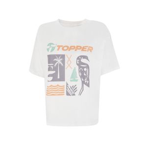 REMERA TOPPER GTW LOOSE MODA BCO MUJER
