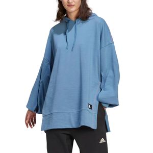 BUZO ADIDAS SUPERHER HDY AZULINO/RSA MODA MUJER