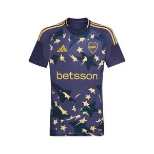 CAMISETA ADIDAS BOCA JUNIORS 3 JSY FUTBOL AZ/DOR. HOMBRE
