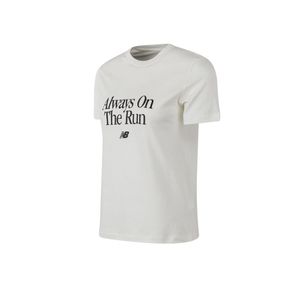 REMERA NEW BALANCE WTA41587SST SLOGAN GPHC MODA BCO MUJER