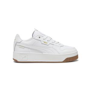 ZAPATILLAS PUMA CARINA STREET LUX MODA BCO/DOR. MUJER