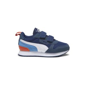 ZAPATILLAS PUMA R78 V PS MODA AZ/BCO/NJA NIÑO