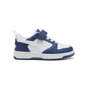 ZAPATILLAS PUMA REBOUND V6 MODA LO BCO/AZ NIÑO